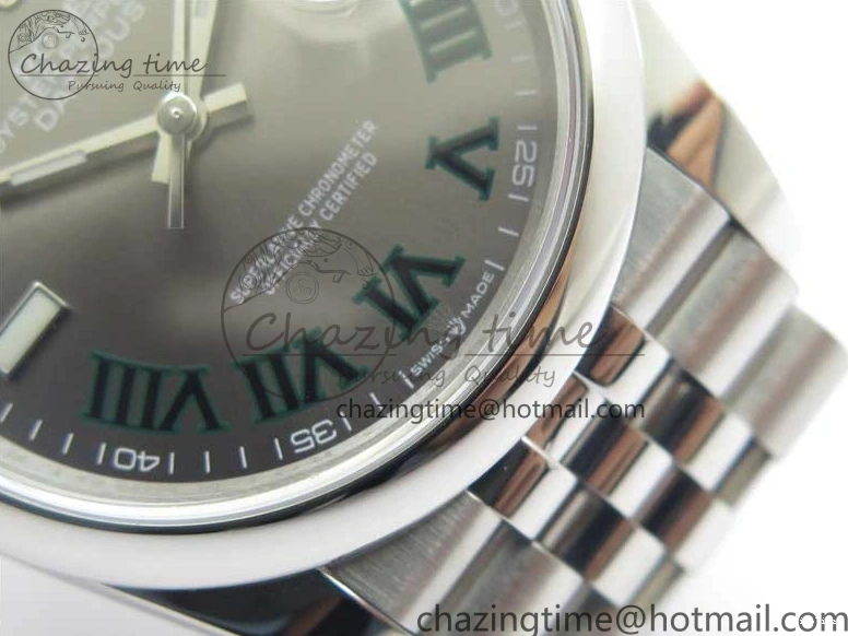 MiroTime 0420 Durable DateJust 36 SS 126200 BP Maker 1:1 Best Edition Gray Roman Dial on Jubilee Bracelet 2530